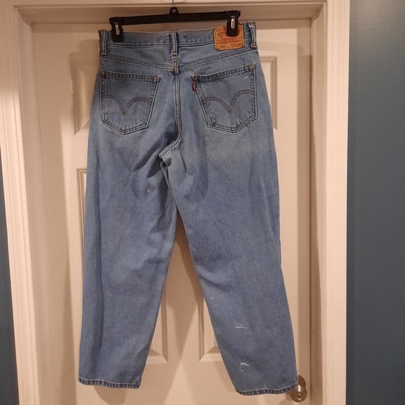 Levis Jeans‎ Mens 33x30 Comfort Fit 560 Baggy Loose Paint Splatter Y2K Skater - Picture 2 of 15